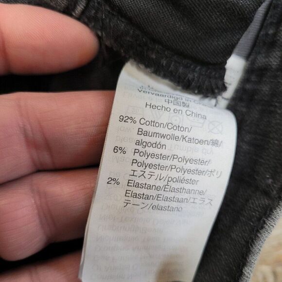 Madewell Jeans Womens Size 25 Tall 9" High Rise Skinny Washed Black - Picture 13 of 13